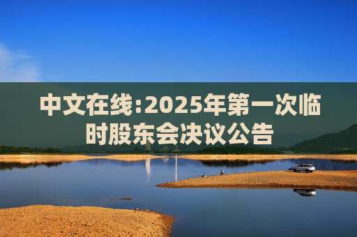 中文在线:2025年第一次临时股东会决议公告