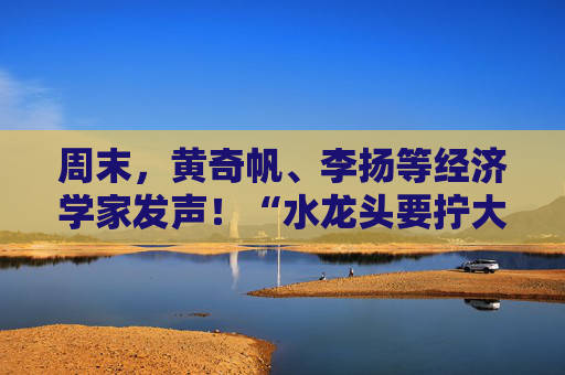 周末，黄奇帆、李扬等经济学家发声！“水龙头要拧大，输水管要畅通”  第1张