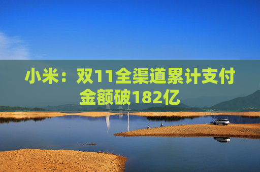 小米：双11全渠道累计支付金额破182亿  第1张