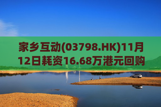 家乡互动(03798.HK)11月12日耗资16.68万港元回购11.8万股