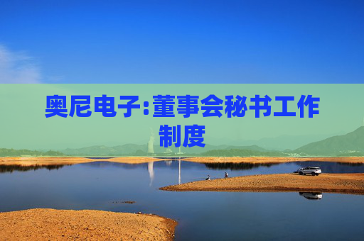 奥尼电子:董事会秘书工作制度