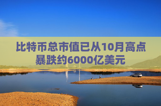 比特币总市值已从10月高点暴跌约6000亿美元