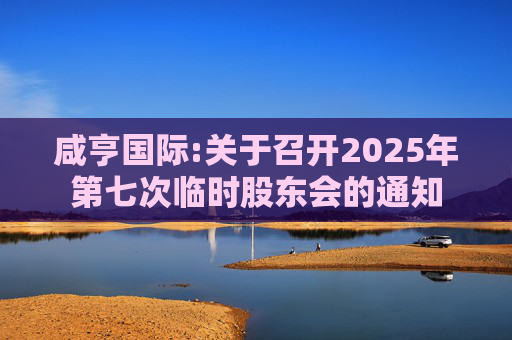 咸亨国际:关于召开2025年第七次临时股东会的通知
