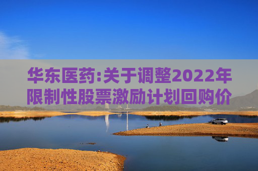 华东医药:关于调整2022年限制性股票激励计划回购价格的公告