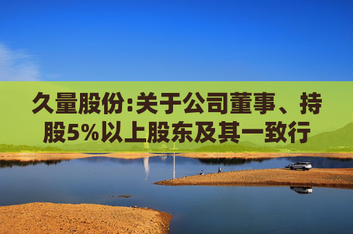 久量股份:关于公司董事、持股5%以上股东及其一致行动人股份减持计划期限届满暨实施结果的公告