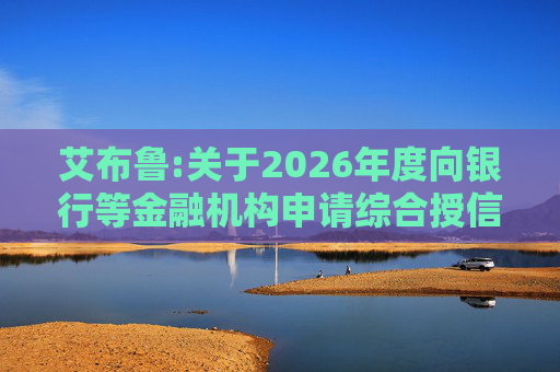 艾布鲁:关于2026年度向银行等金融机构申请综合授信额度及担保暨关联交易的公告  第1张