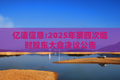 亿道信息:2025年第四次临时股东大会决议公告