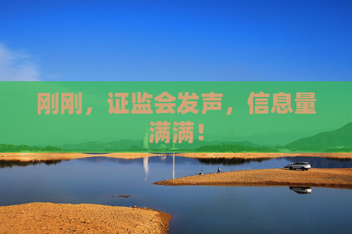 刚刚，证监会发声，信息量满满！