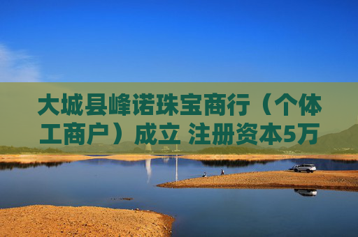 大城县峰诺珠宝商行（个体工商户）成立 注册资本5万人民币  第1张