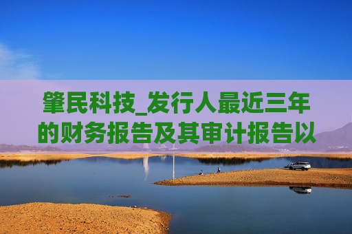 肇民科技_发行人最近三年的财务报告及其审计报告以及最近一期的财务报告(申报稿)