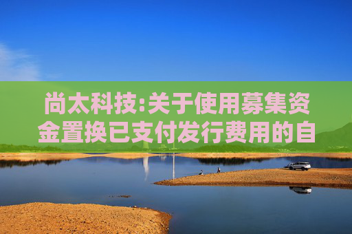 尚太科技:关于使用募集资金置换已支付发行费用的自筹资金的公告