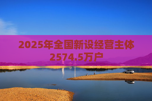 2025年全国新设经营主体2574.5万户