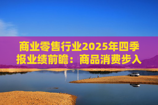 商业零售行业2025年四季报业绩前瞻：商品消费步入高基数 掘金AI及新消费赛道  第1张