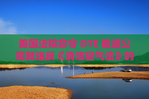 美国法院命令 DTE 能源公司就违反《清洁空气法》的行为支付1亿美元