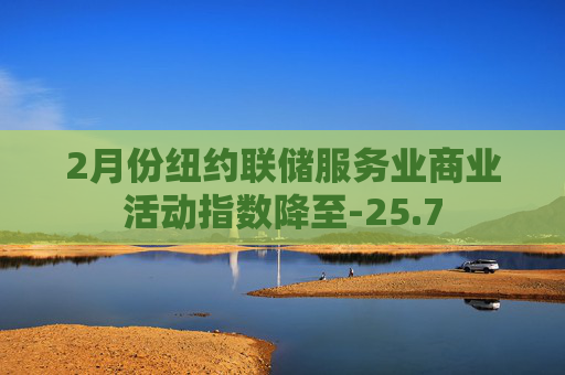 2月份纽约联储服务业商业活动指数降至-25.7