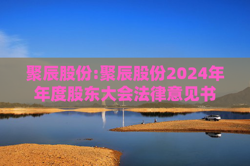 聚辰股份:聚辰股份2024年年度股东大会法律意见书