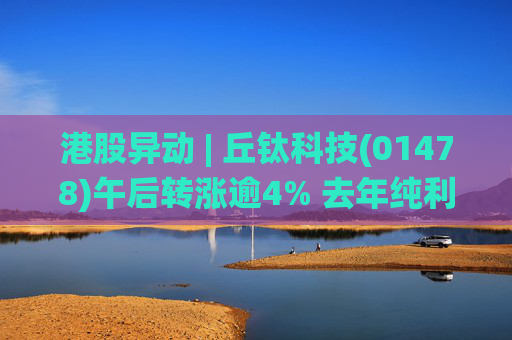 港股异动 | 丘钛科技(01478)午后转涨逾4% 去年纯利同比增4.35倍 末期息大增至40港仙