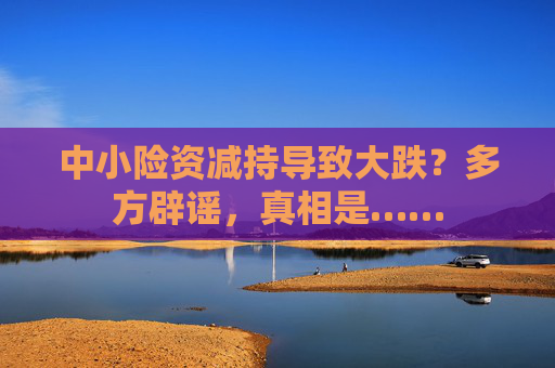 中小险资减持导致大跌？多方辟谣，真相是……