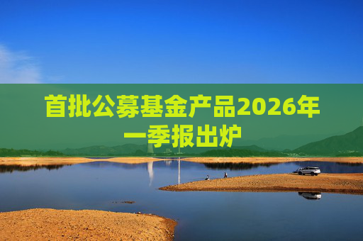 首批公募基金产品2026年一季报出炉
