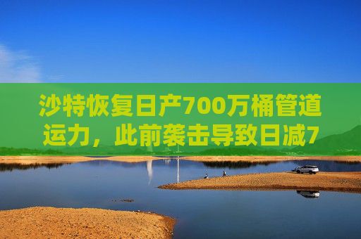 沙特恢复日产700万桶管道运力，此前袭击导致日减70万桶