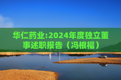 华仁药业:2024年度独立董事述职报告（冯根福）  第1张