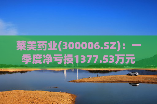 莱美药业(300006.SZ):一季度净亏损1377.53万元 第1张 莱美药业(300006.SZ):一季度净亏损1377.53万元 第1张