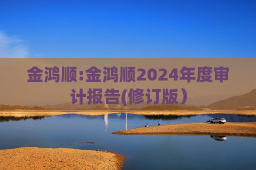 金鸿顺:金鸿顺2024年度审计报告(修订版)