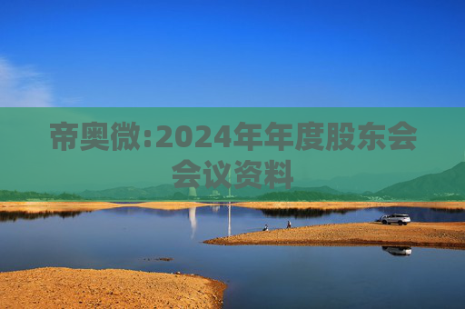 帝奥微:2024年年度股东会会议资料