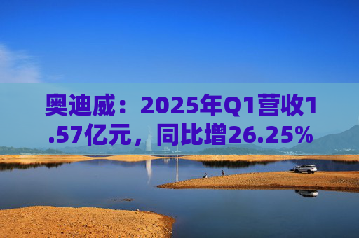 奥迪威：2025年Q1营收1.57亿元，同比增26.25%