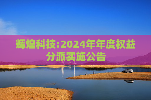 辉煌科技:2024年年度权益分派实施公告  第1张